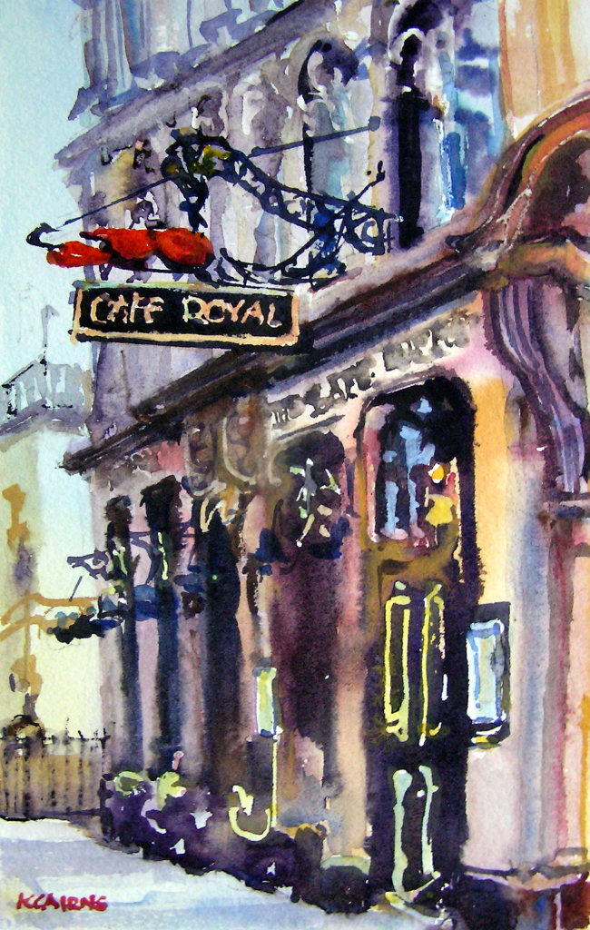 'Cafe Royal, Edinburgh' by artist Karen Cairns